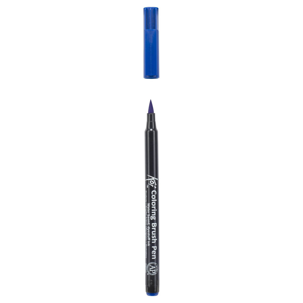 Brush Pen Koi Coloring - Sakura - Blue