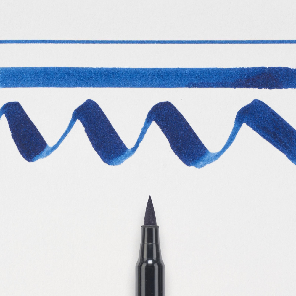 Brush Pen Koi Coloring - Sakura - Prussian Blue