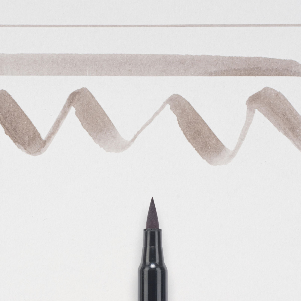 Pisak pędzelkowy Koi Coloring Brush Pen - Sakura - Warm Gray
