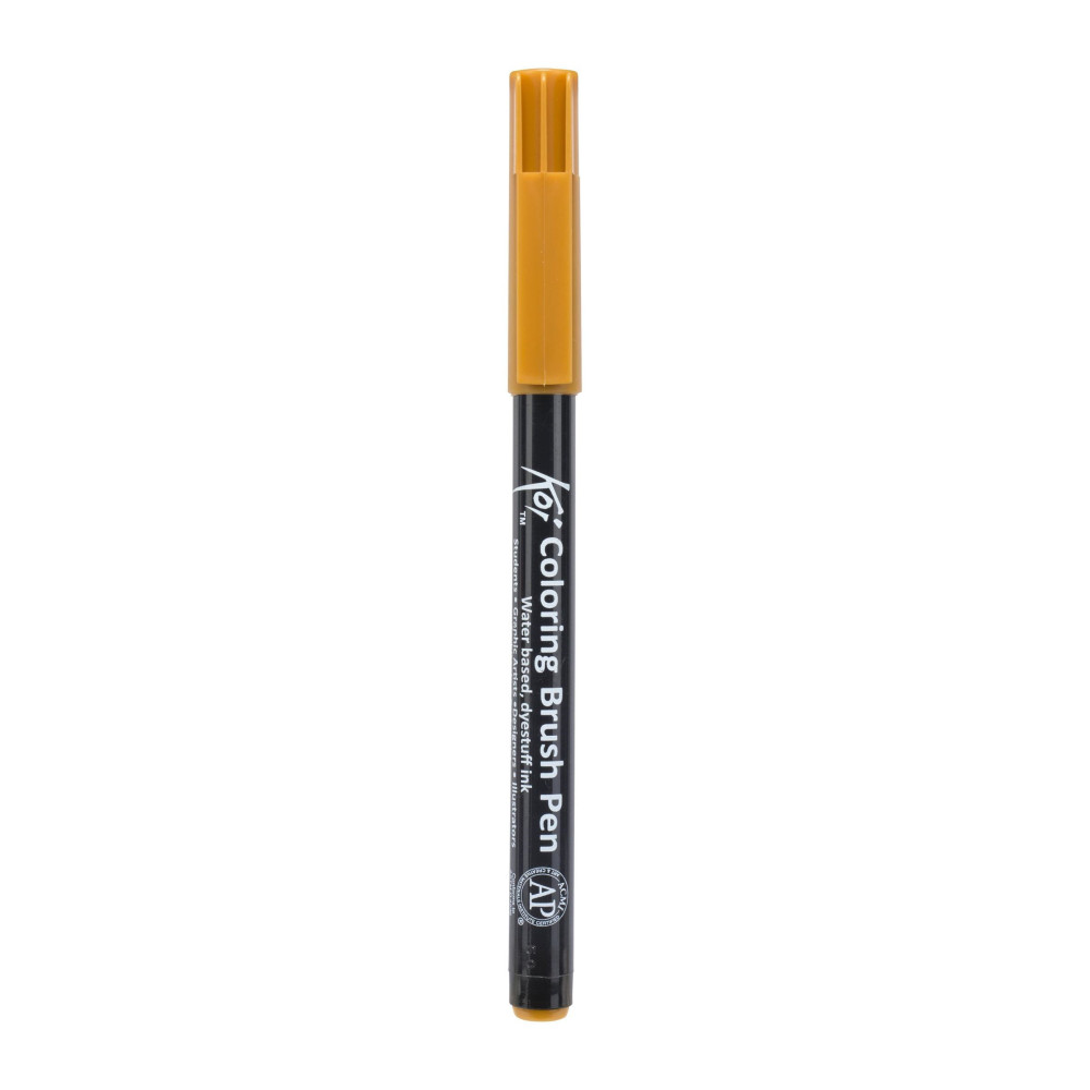 Brush Pen Koi Coloring - Sakura - Dark Brown