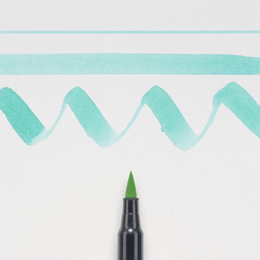 Brush Pen Koi Coloring - Sakura - Ice Green