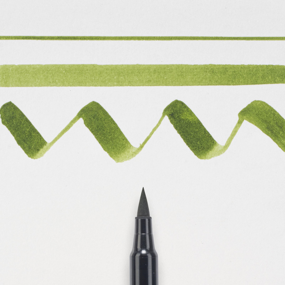 Pisak pędzelkowy Koi Coloring Brush Pen - Sakura - Sap Green