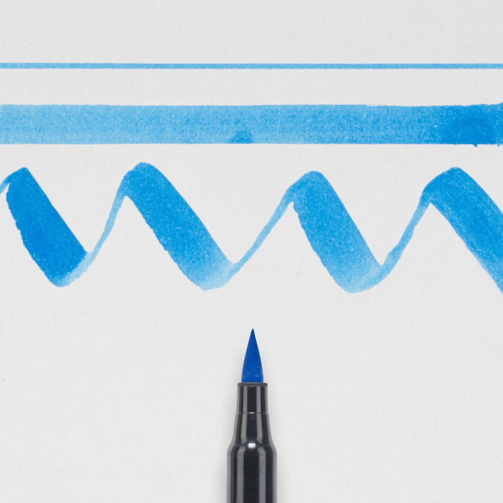 Brush Pen Koi Coloring - Sakura - Aqua Blue