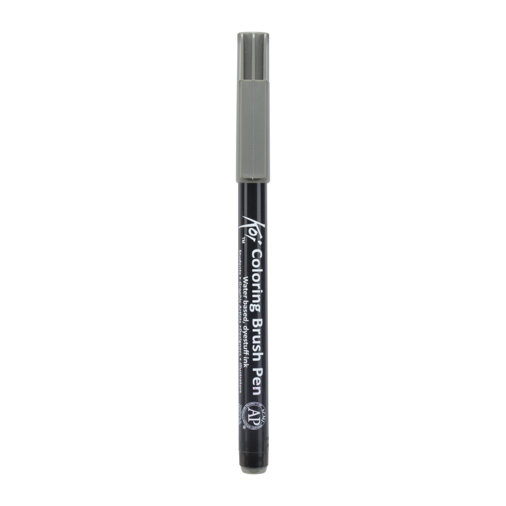 Brush Pen Koi Coloring - Sakura - Dark Warm Gray