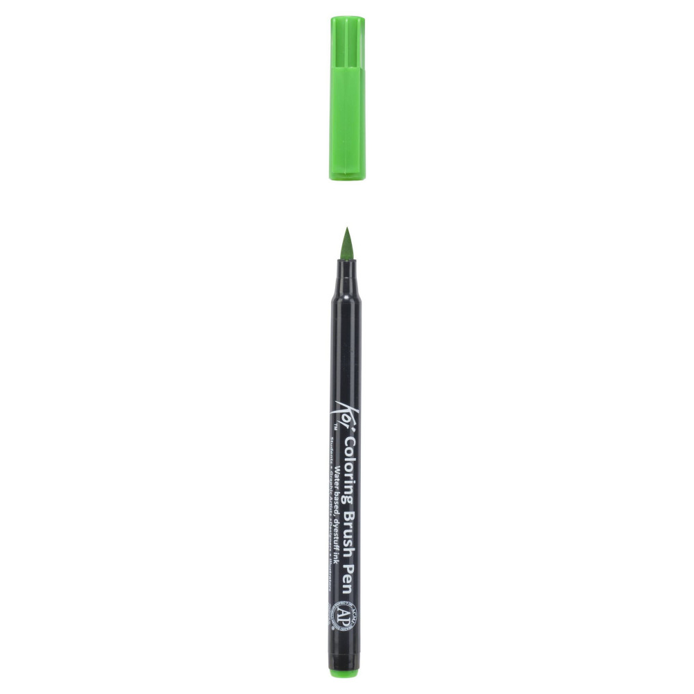 Brush Pen Koi Coloring - Sakura - Emerald Green