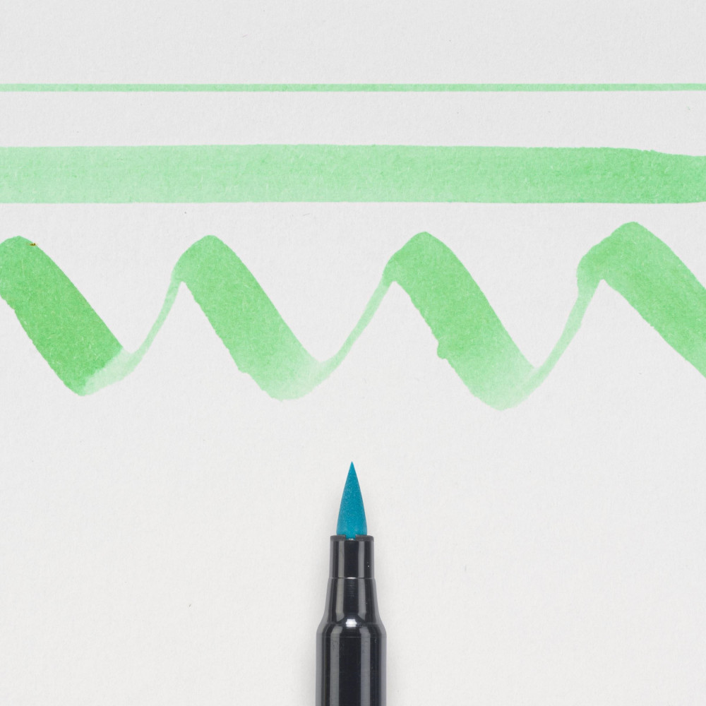 Pisak pędzelkowy Koi Coloring Brush Pen - Sakura - Peacock Green