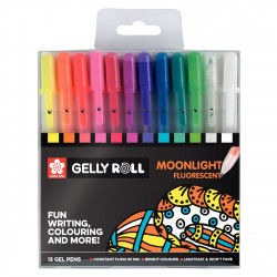 Set of Gelly Roll pen set - Sakura - Moonlight, 12 pcs