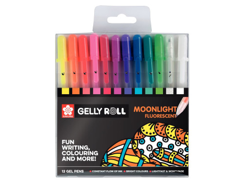 Set of Gelly Roll pen set - Sakura - Moonlight, 12 pcs