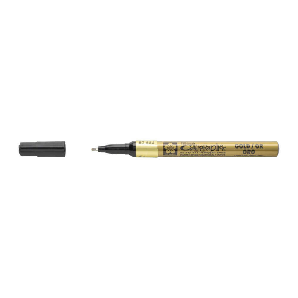 Marker olejny Pen-Touch Calligrapher - Sakura - Gold, 1,8 mm