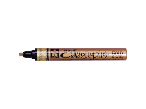 Marker olejny Pen-Touch Calligrapher - Sakura - Gold, 5 mm