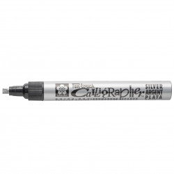 Marker olejny Pen-Touch Calligrapher - Sakura - Silver, 5 mm