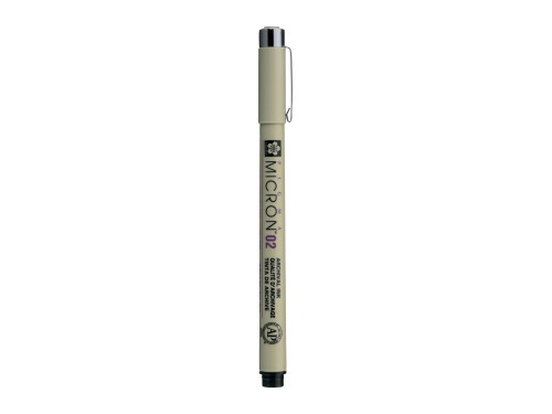 Pigma Micron Fineliner 02 - Sakura - black, 0,3 mm