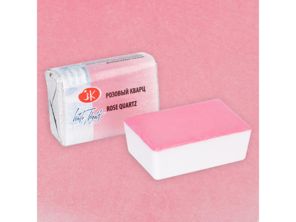 White Nights watercolor paint - St. Petersburg - Pink Quartz, pan