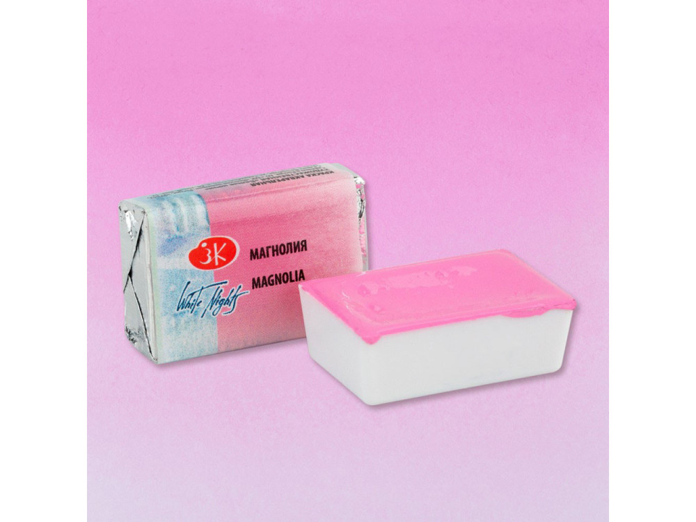 White Nights watercolor paint - St. Petersburg - Magnolia, pan