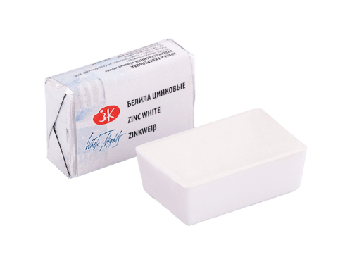 Farba akwarelowa Białe Noce - St. Petersburg - Zinc White, kostka