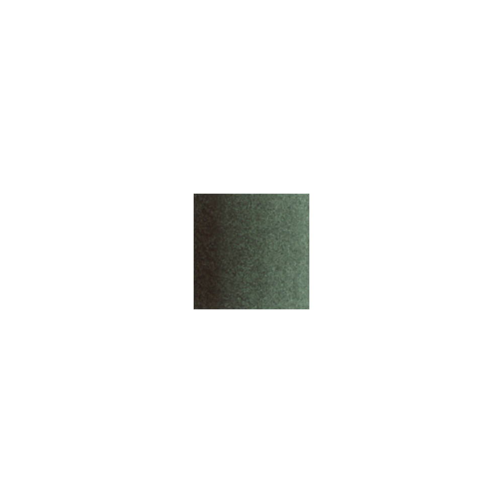 Artists' Watercolor paint - Holbein - Shadow Green, half-pan