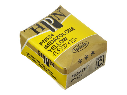 Artists' Watercolor paint - Holbein - Imidazolone Yellow, half-pan