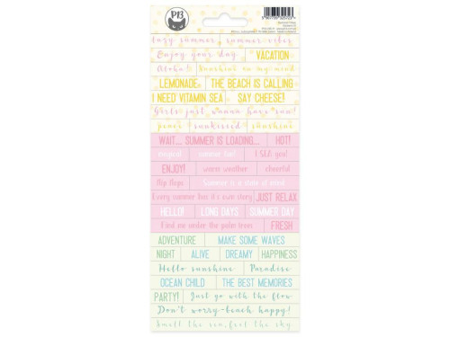 Arkusz naklejek 10,5 x 23 cm - Piątek Trzynastego - Summer Vibes 01