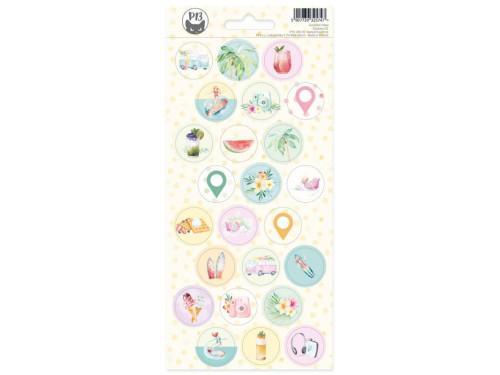 Arkusz naklejek 10,5 x 23 cm - Piątek Trzynastego - Summer Vibes 03