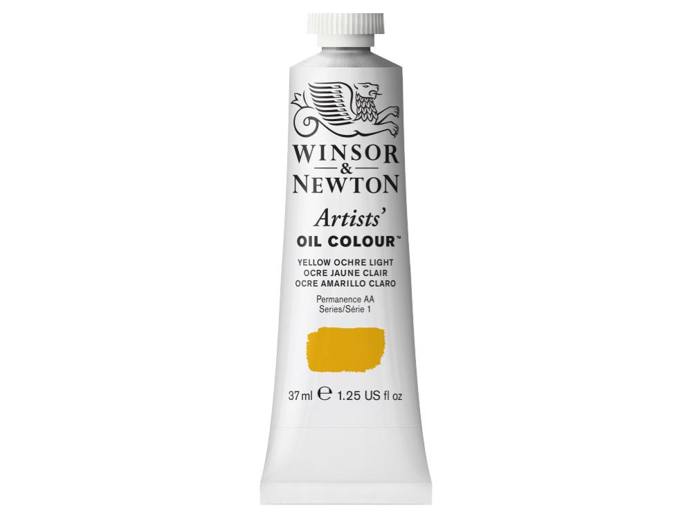 Farba olejna Artists' Oil Colour - Winsor & Newton - Yellow Ochre Light, 37 ml