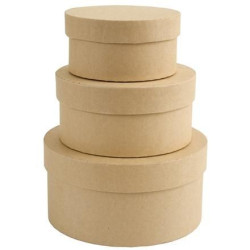 Nesting boxes - Papermania - circles, 3 pcs.