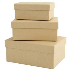 Nesting boxes - Papermania - rectangles, 3 pcs.