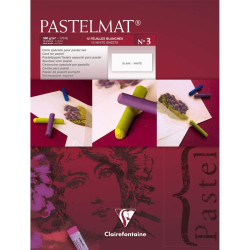 Pastelmat paper pad - Clairefontaine - no. 3, 18 x 24 cm, 300g, 12 sheets