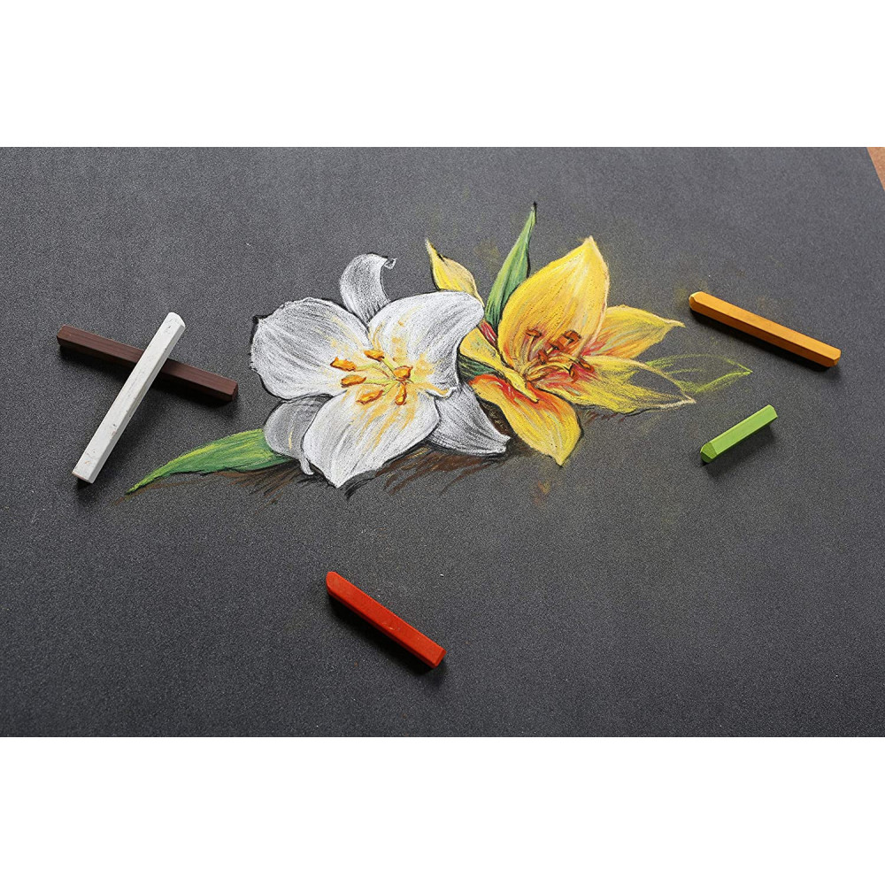 Pastelmat paper pad - Clairefontaine - no. 6, 24 x 30 cm, 300g, 12 sheets
