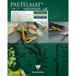 Papier do pasteli suchych Pastelmat - Clairefontaine - nr 5, 24 x 30 cm, 300g, 12 ark.
