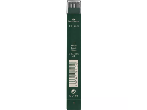 Mechanical pencil lead refills - Faber-Castell - 4B, 10 pcs.