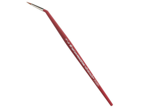 Pędzel kątowy, okrągły, syntetyczny Velvetouch - Princeton - nr 3/0