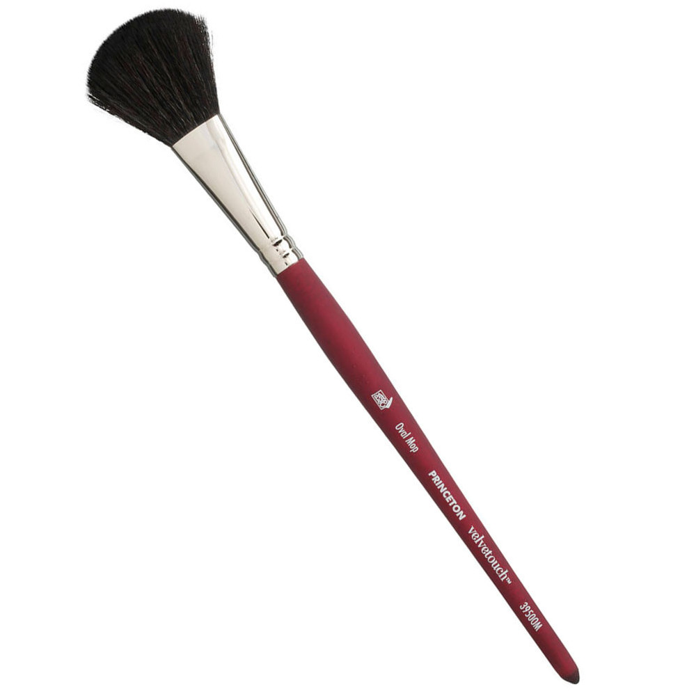 Oval mop, synthetic Velvetouch brush - Princeton - no. 1/2