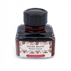 Scented Ink bottle - J.Herbin - Cacao Chocolate Brown, 30 ml