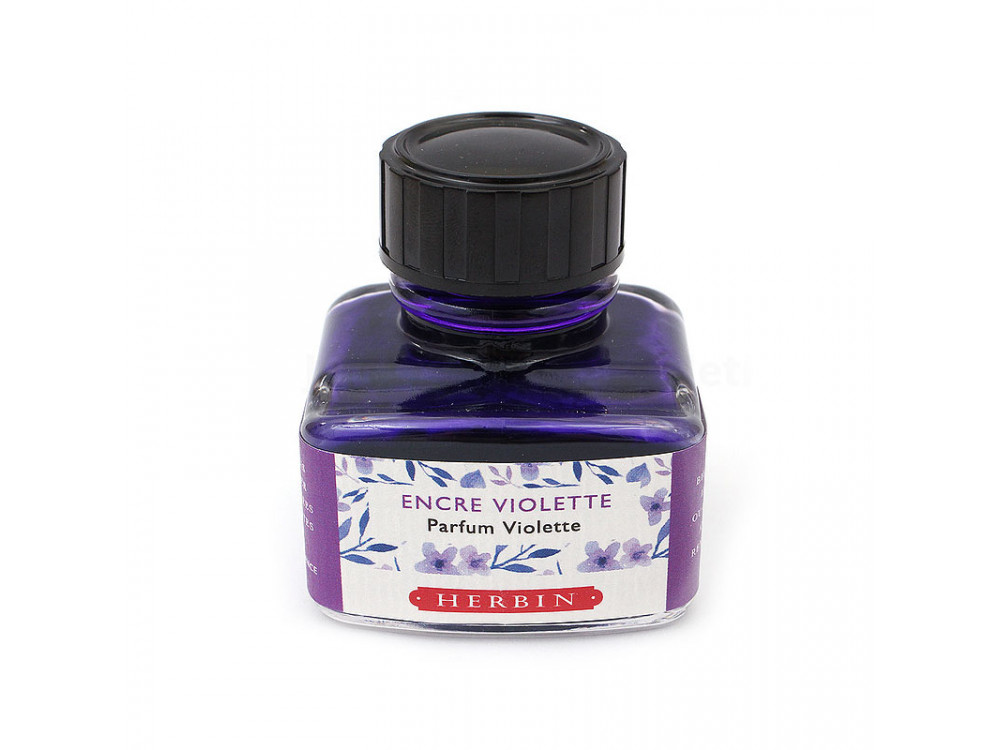 Atrament perfumowany w butelce - J.Herbin - Violet Purple, 30 ml