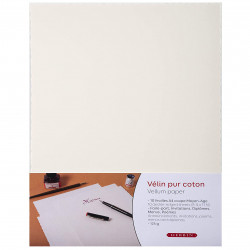 Vellum calligraphy paper - J.Herbin - A4, 125 g/m2, 10 sheets