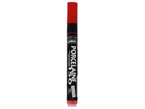 Marker do porcelany Porcelaine 150 - Pébéo - 1,2 mm, Scarlet Red