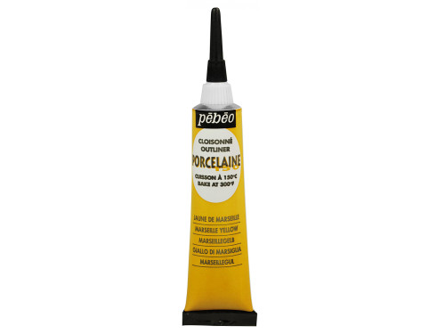 Outliner Porcelaine 150 for porcelain - Pébéo - Marseille Yellow, 20 ml