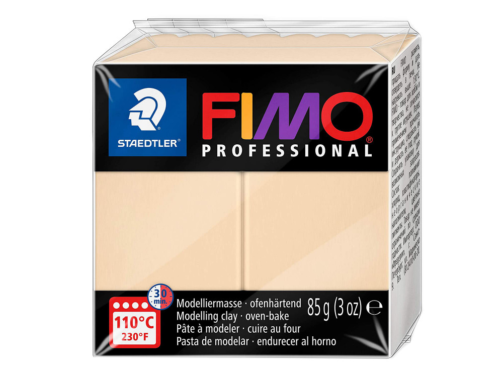 Masa termoutwardzalna Fimo Professional - Staedtler - kremowa, 85 g