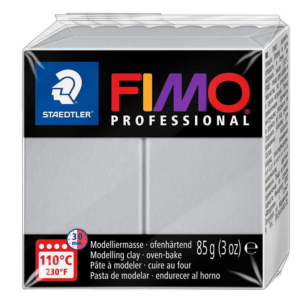 Masa termoutwardzalna Fimo Professional - Staedtler - jasnoszara, 85 g