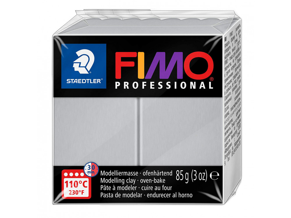 Masa termoutwardzalna Fimo Professional - Staedtler - jasnoszara, 85 g