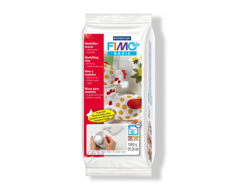 Masa modelarska Fimo Air Basic - Staedtler - biała, 1 kg