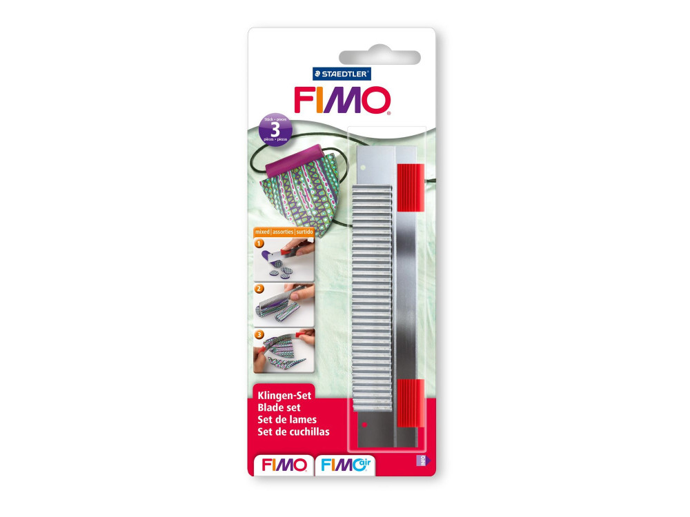 Zestaw nożyków do modelowania Fimo - Staedtler - 3 szt.