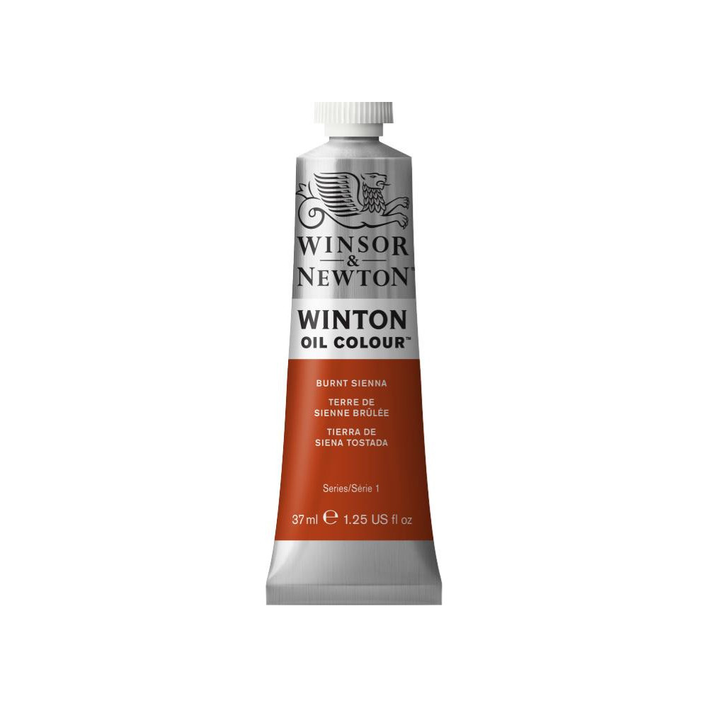 Farba olejna Winton Oil Colour - Winsor & Newton - Burnt Sienna, 37 ml