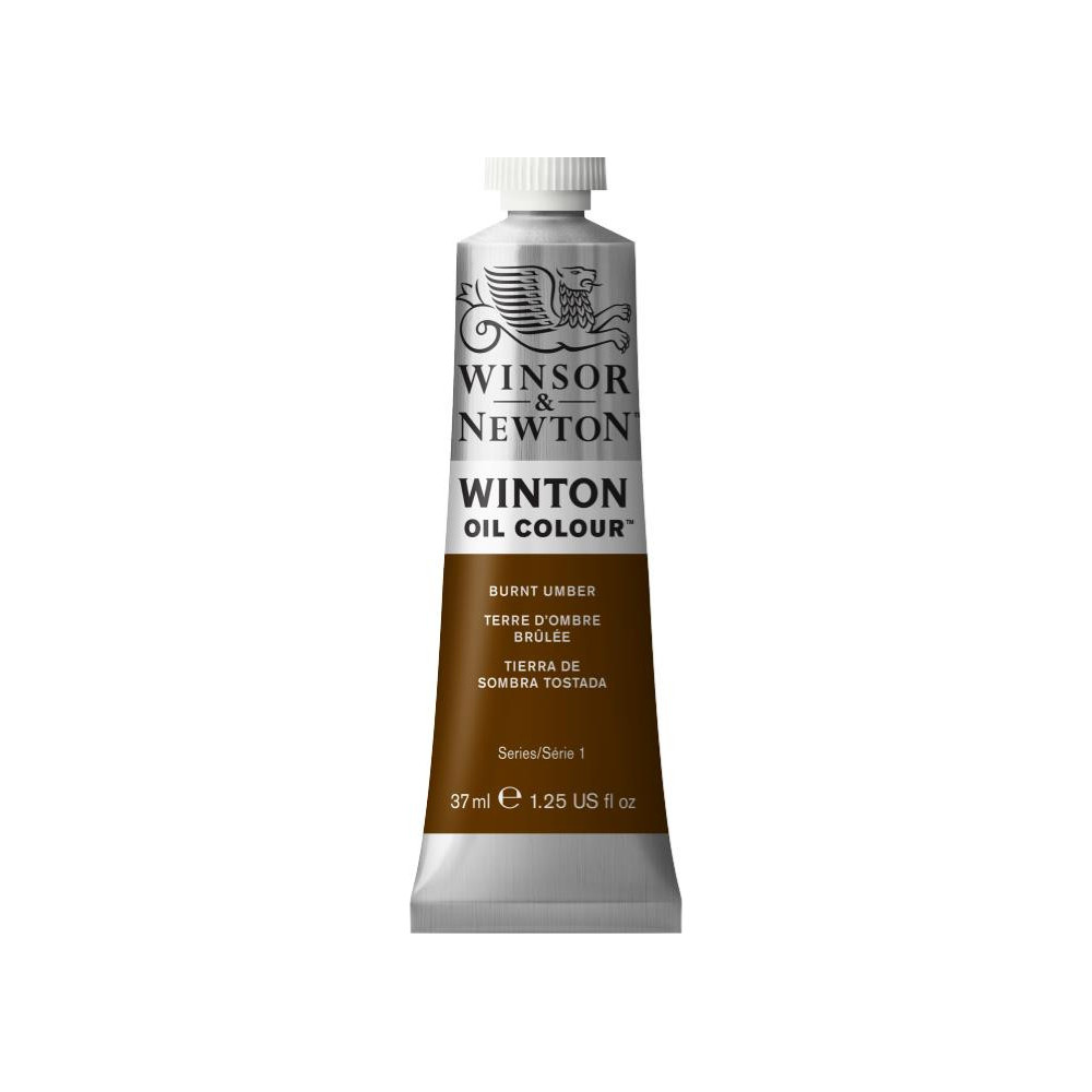 Oil paint Winton Oil Colour - Winsor & Newton - Burnt Umber, 37 ml
