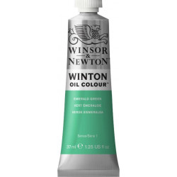 Farba olejna Winton Oil Colour - Winsor & Newton - Emerald Green, 37 ml