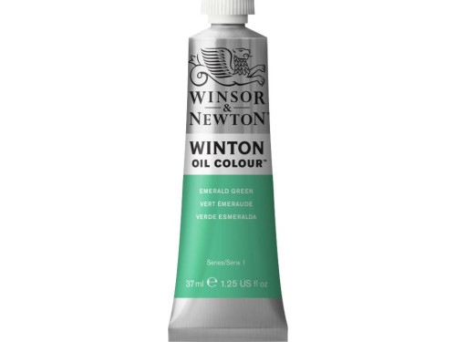 Farba olejna Winton Oil Colour - Winsor & Newton - Emerald Green, 37 ml