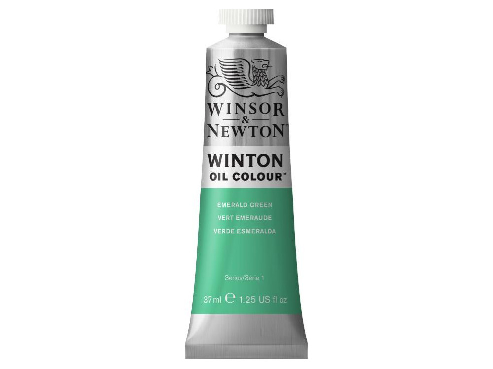 Farba olejna Winton Oil Colour - Winsor & Newton - Emerald Green, 37 ml