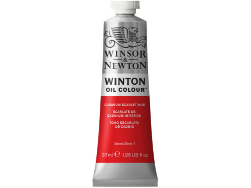 Oil paint Winton Oil Colour - Winsor & Newton - Cadmium Scarlet, 37 ml