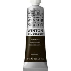Farba olejna Winton Oil Colour - Winsor & Newton - Ivory Black, 37 ml