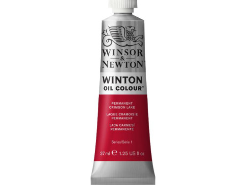 Farba olejna Winton Oil Colour - Winsor & Newton - Permanent Crimson Lake, 37 ml